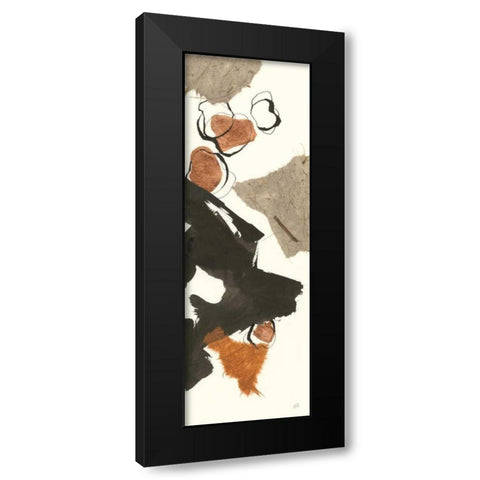 Copper Linked II Black Modern Wood Framed Art Print with Double Matting by Paschke, Chris