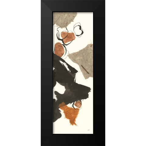 Copper Linked II Black Modern Wood Framed Art Print by Paschke, Chris