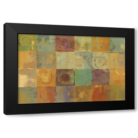 Sidewalk Black Modern Wood Framed Art Print with Double Matting by Vassileva, Silvia