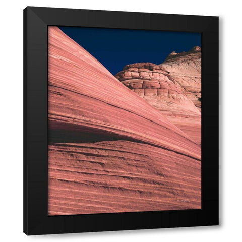 Coyote Buttes II Blush Black Modern Wood Framed Art Print with Double Matting by Majchrowicz, Alan
