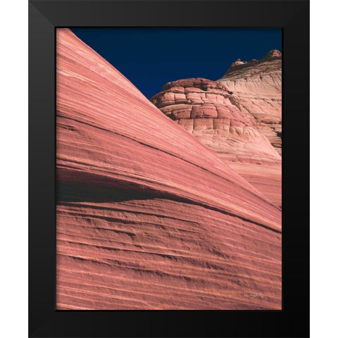 Coyote Buttes II Blush Black Modern Wood Framed Art Print by Majchrowicz, Alan