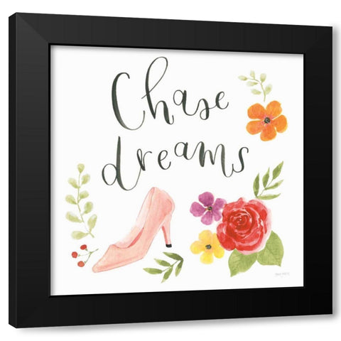 Chase Dreams I Autumn Black Modern Wood Framed Art Print with Double Matting by Jackson, Jenaya