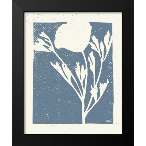 Joyful Spring II Bluestone Black Modern Wood Framed Art Print by Hershey, Moira