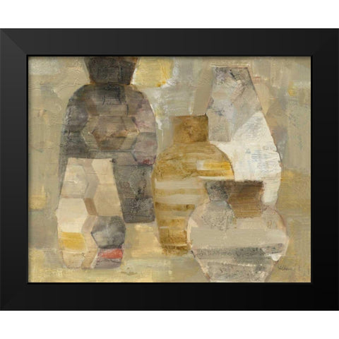 Farmhouse Still Life Warm Black Modern Wood Framed Art Print by Hristova, Albena