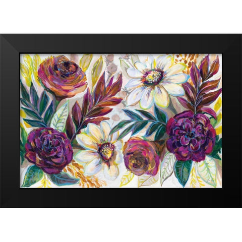 Festive Season I Black Modern Wood Framed Art Print by Vertentes, Jeanette