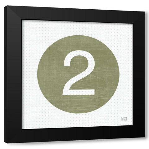 Retro Subway Symbol VI Black Modern Wood Framed Art Print with Double Matting by Averinos, Melissa