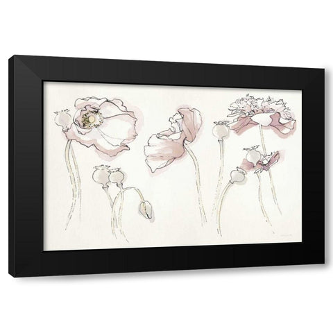 Somniferums Neutral Crop Black Modern Wood Framed Art Print by Novak, Shirley