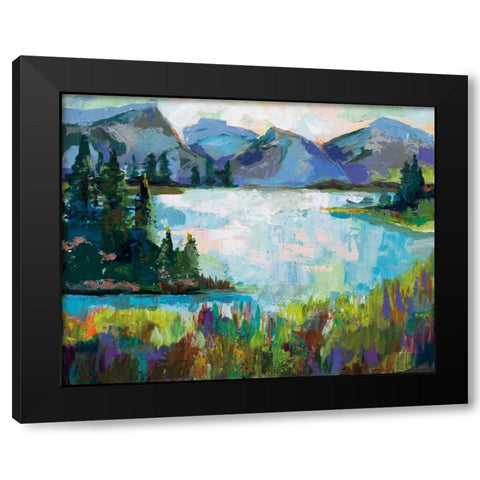 Up North Black Modern Wood Framed Art Print by Vertentes, Jeanette