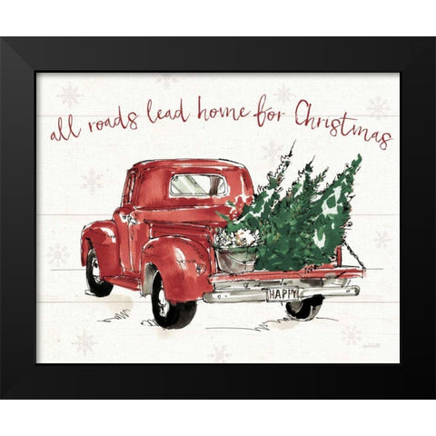 Modern Farmhouse IX Christmas Dark Black Modern Wood Framed Art Print by Tavoletti, Anne