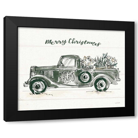 Modern Farmhouse VIII Dark Green Black Modern Wood Framed Art Print by Tavoletti, Anne