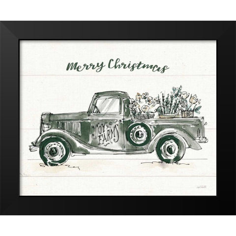 Modern Farmhouse VIII Dark Green Black Modern Wood Framed Art Print by Tavoletti, Anne