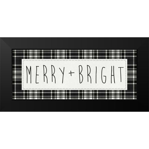 Cozy Christmas I Black Modern Wood Framed Art Print by Wild Apple Portfolio