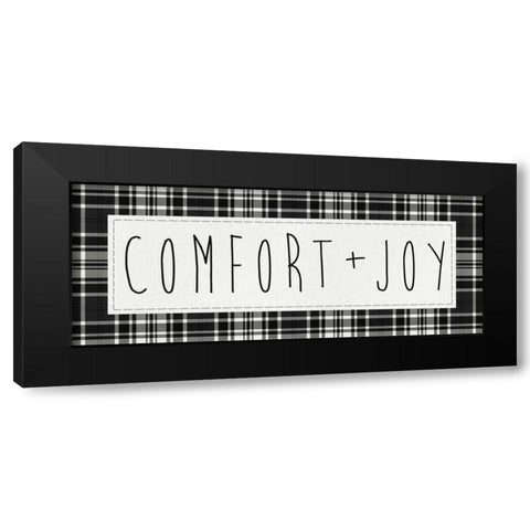 Cozy Christmas III Black Modern Wood Framed Art Print by Wild Apple Portfolio