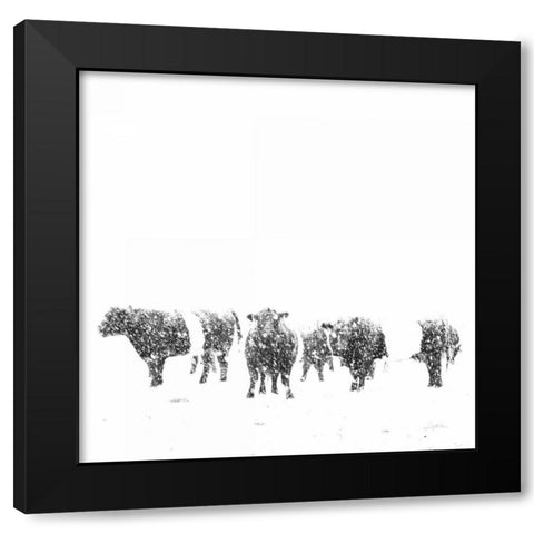 Oreos and Milk II Sq Black Modern Wood Framed Art Print by Aledanda