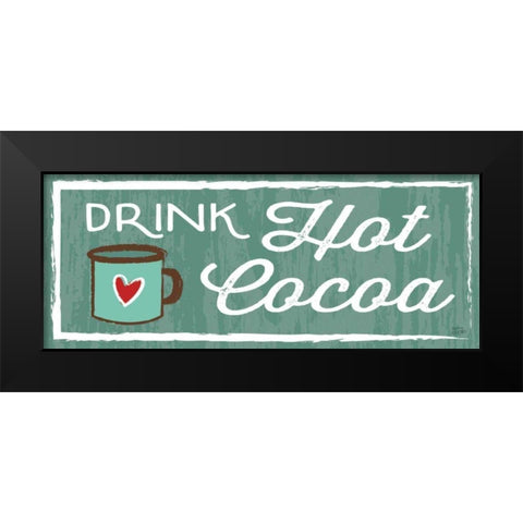 Comfy Camping X Black Modern Wood Framed Art Print by Averinos, Melissa