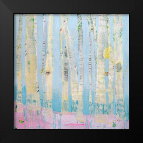 Winter Woods Black Modern Wood Framed Art Print by Day, Kellie