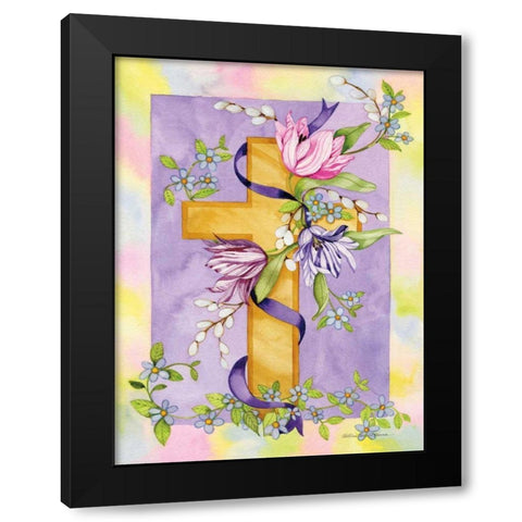 Eastertime Black Modern Wood Framed Art Print by McKenna, Kathleen Parr
