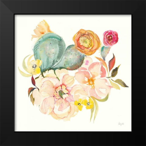 Succulent Desert IV Black Modern Wood Framed Art Print by Rice, Kristy