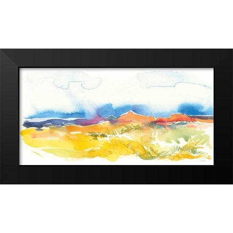 Mesa View I Black Modern Wood Framed Art Print by Rice, Kristy