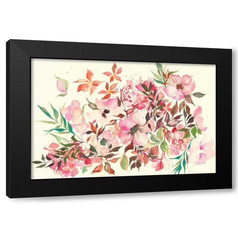 Dogwood Spring Black Modern Wood Framed Art Print with Double Matting by Rice, Kristy