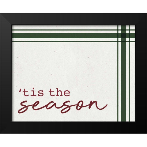 Good Tidings I Black Modern Wood Framed Art Print by Wild Apple Portfolio