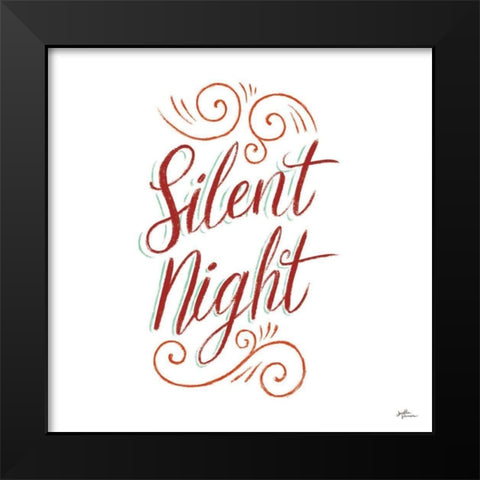 Silent Night Black Modern Wood Framed Art Print by Penner, Janelle