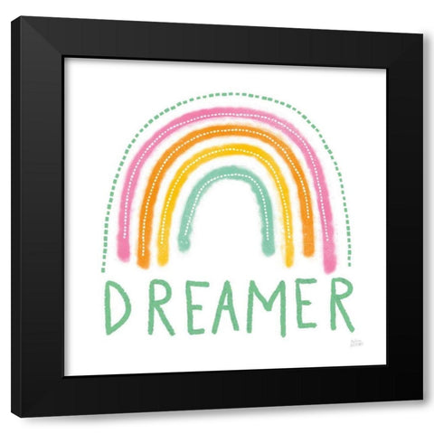 Dreamer Black Modern Wood Framed Art Print by Averinos, Melissa