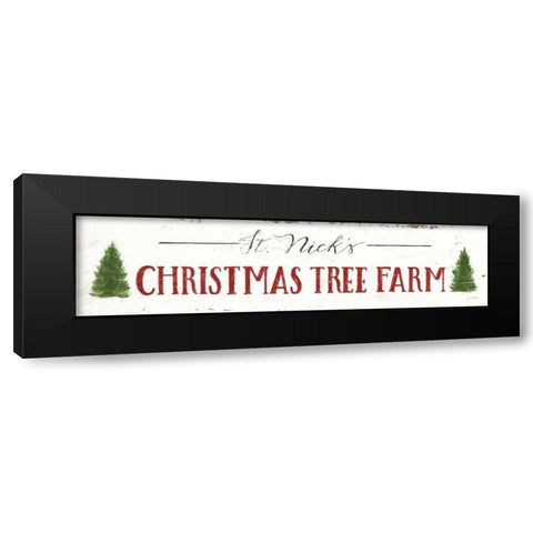 Christmas in the Heartland VI St Nicks Black Modern Wood Framed Art Print with Double Matting by Wiens, James