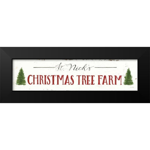 Christmas in the Heartland VI St Nicks Black Modern Wood Framed Art Print by Wiens, James