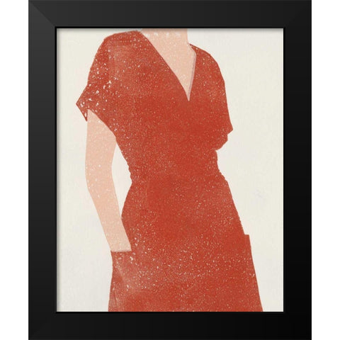 All Dressed Up I Black Modern Wood Framed Art Print by Hershey, Moira