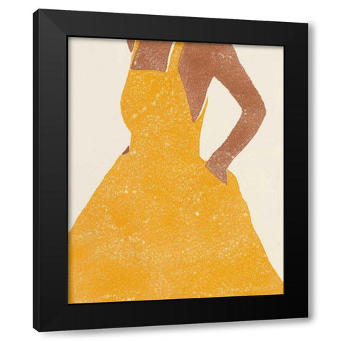 All Dressed Up II Black Modern Wood Framed Art Print with Double Matting by Hershey, Moira