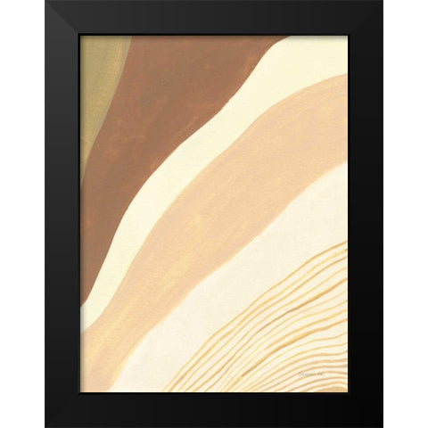 Retro Abstract IV Black Modern Wood Framed Art Print by Nai, Danhui