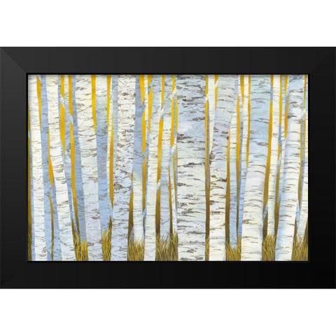 Aspen Grove Black Modern Wood Framed Art Print by Lovell, Kathrine
