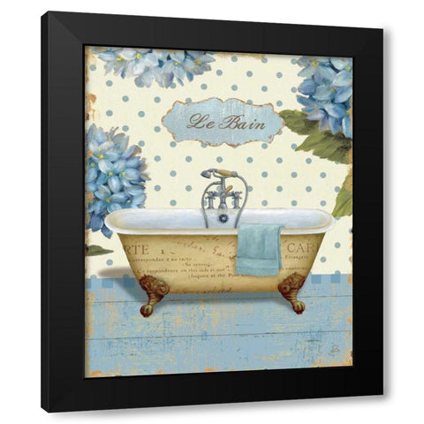 Thinking of You Bath I Black Modern Wood Framed Art Print by Brissonnet, Daphne