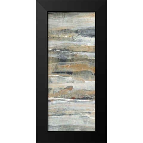 Spring Stream III Black Modern Wood Framed Art Print by Hristova, Albena
