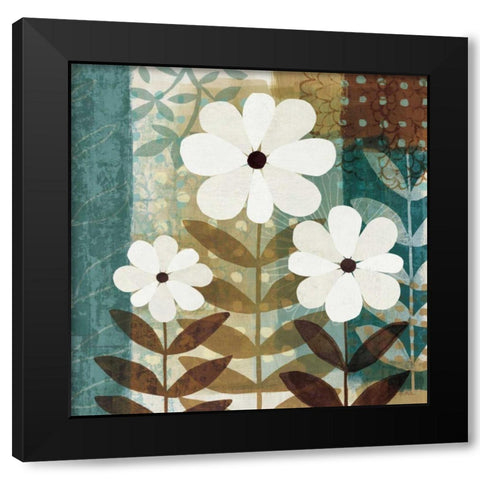 Floral Dream II WAG Black Modern Wood Framed Art Print by Mullan, Michael