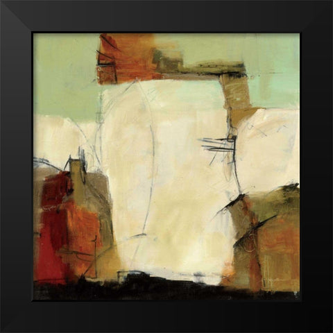 Study No. 124 Black Modern Wood Framed Art Print by Anderson, CJ