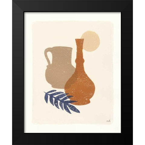 Oasis II Black Modern Wood Framed Art Print by Hershey, Moira