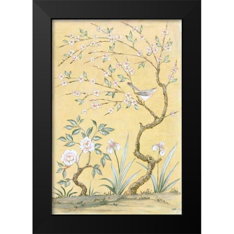 Spring Mural I Black Modern Wood Framed Art Print by Purinton, Julia