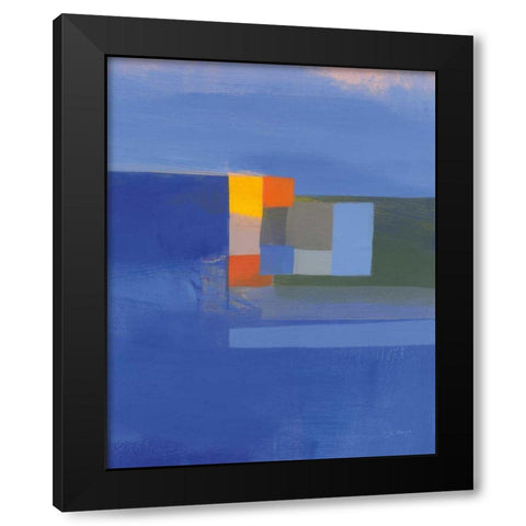 Evening Light Black Modern Wood Framed Art Print by Maye, Jo