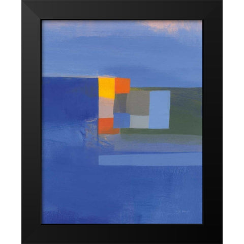 Evening Light Black Modern Wood Framed Art Print by Maye, Jo