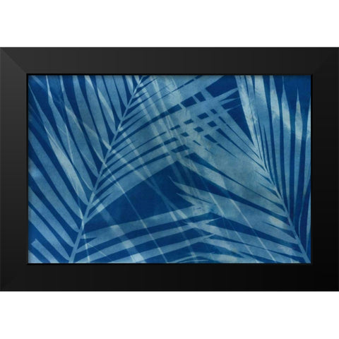 Cyanotype Tropical VIII Black Modern Wood Framed Art Print by Green, Nancy