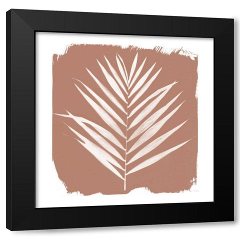 Nature by the Lake - Frond III Warm Sq Black Modern Wood Framed Art Print with Double Matting by Rhue, Piper