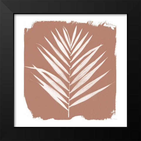 Nature by the Lake - Frond III Warm Sq Black Modern Wood Framed Art Print by Rhue, Piper