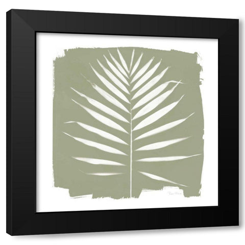 Nature by the Lake - Frond IV Warm Sq Black Modern Wood Framed Art Print with Double Matting by Rhue, Piper