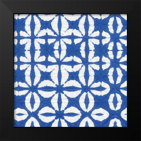 Aquarelle Blue I Black Modern Wood Framed Art Print by Green, Nancy
