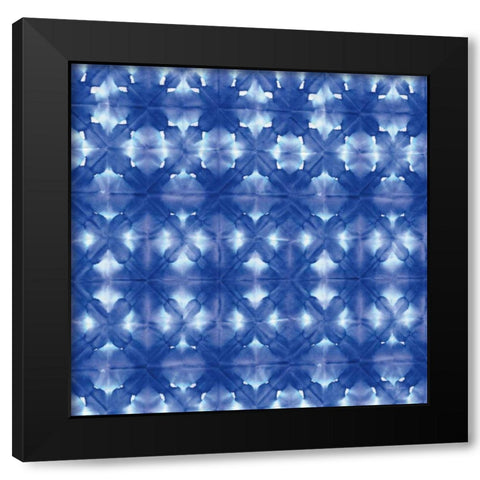 Aquarelle Blue III Black Modern Wood Framed Art Print by Green, Nancy