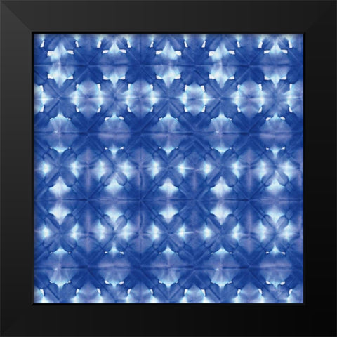 Aquarelle Blue III Black Modern Wood Framed Art Print by Green, Nancy