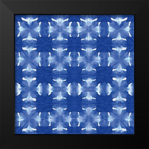 Aquarelle Blue VI Black Modern Wood Framed Art Print by Green, Nancy