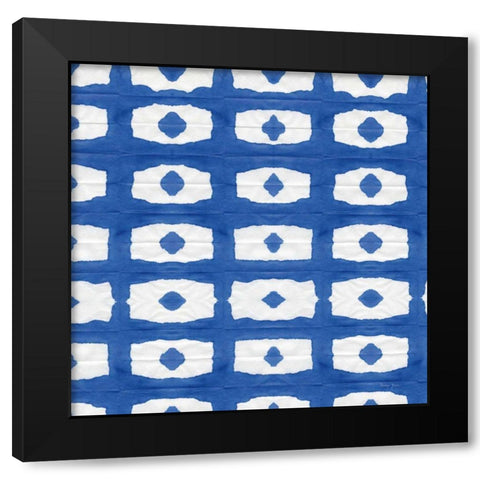 Aquarelle Blue X Black Modern Wood Framed Art Print by Green, Nancy
